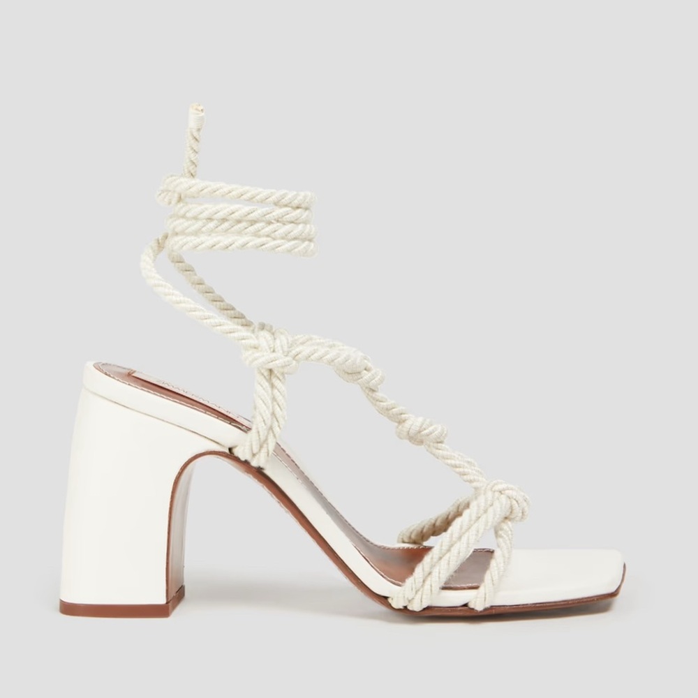 Zimmermann knotted rope sandal in latte (38) size 7
